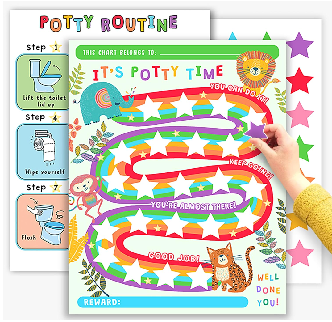 Potty Training Sticker Chart for Kids