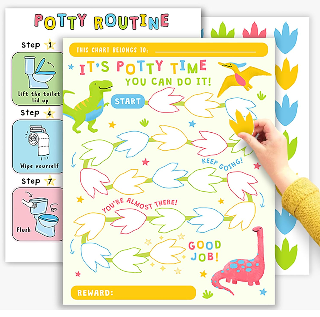 Potty Training Sticker Chart for Kids