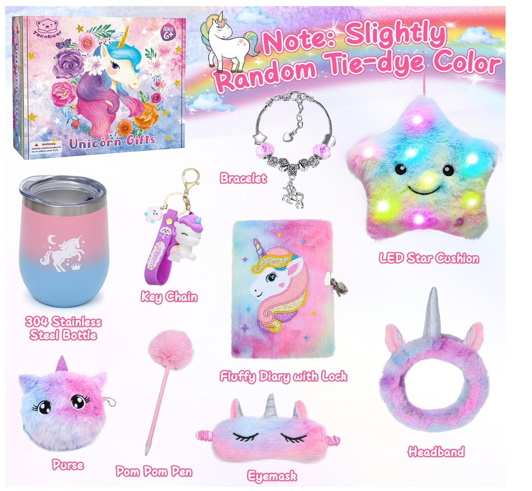 Unicorns Gifts Set for Girls Kids Toys 6 7 8 9 10 Years Olds